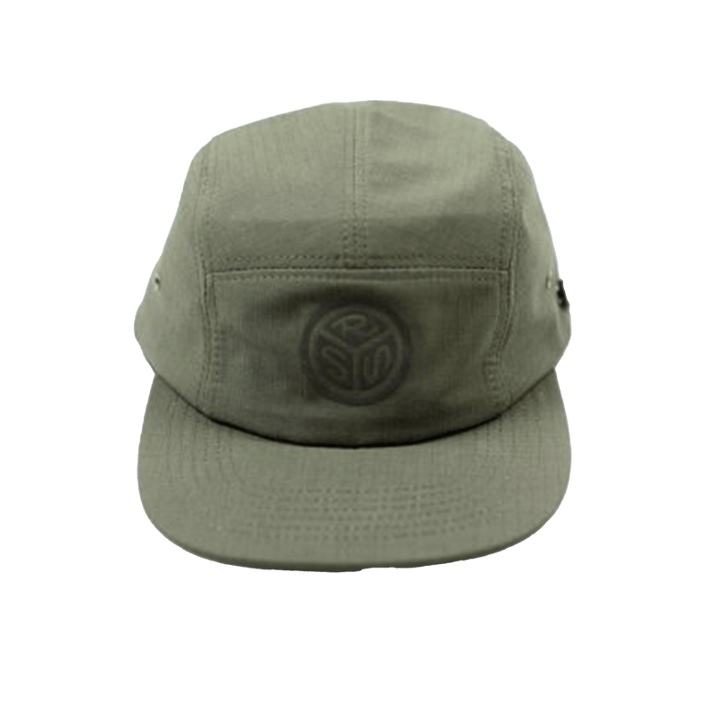 Rumble Reflective RSS logo 5 Panel cap voorkant groen