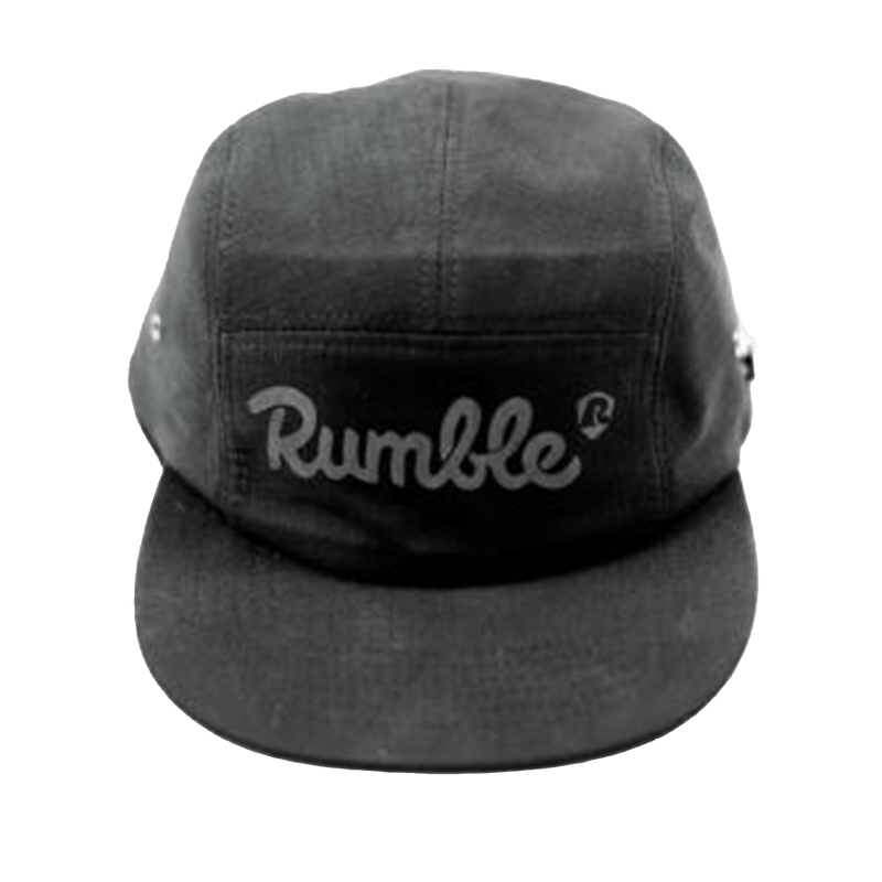 Rumble Reflective String logo 5 Panel cap voorkant