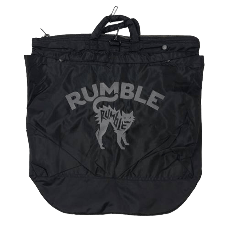 Rumble speed shop Helmen tas voorkant zwart
