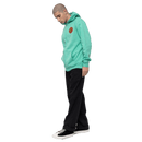 Santa Cruz skateboards classic dot zip hood zijkant jade green lifestyle