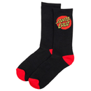 Santa Cruz skateboards clasic dot sokken zwart paar