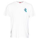 Santa Cruz Skateboards screaming hand chest t-shirt voorkant wit product