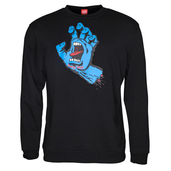 Santa cruz Screaming Hand Crew sweater voorkant product