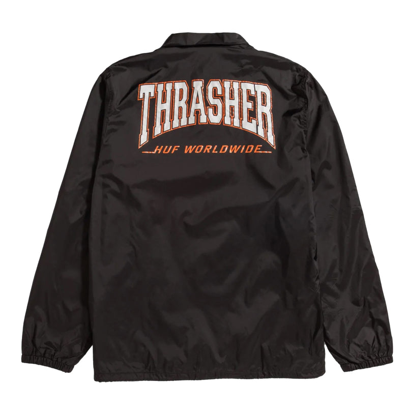 Bestel de Huf HUF X THRASHER - SPLIT COACHES JACKET veilig, gemakkelijk en snel bij Revert 95. Check onze website voor de gehele Huf collectie.