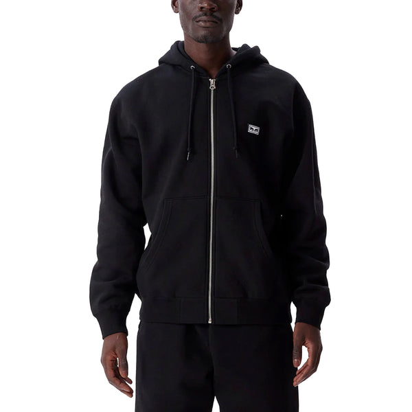 Established works eye zip hood