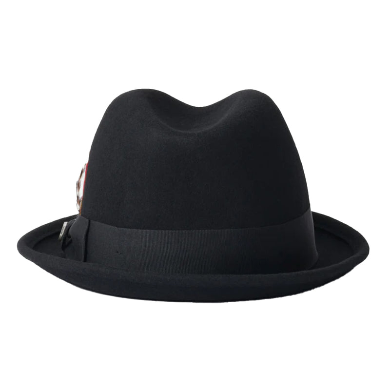 Bestel de Brixton GAIN FEDORA BLACK veilig, gemakkelijk en snel bij Revert 95. Check onze website voor de gehele Brixton collectie.	