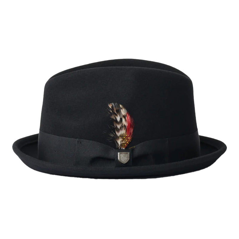 Bestel de Brixton GAIN FEDORA BLACK veilig, gemakkelijk en snel bij Revert 95. Check onze website voor de gehele Brixton collectie.	