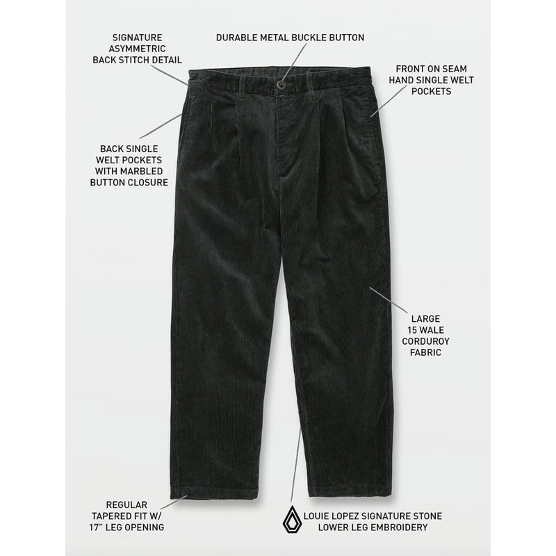 Bestel de Volcom LOUIE LOPEZ TAPERED CORD PANT veilig, gemakkelijk en snel bij Revert 95. Check onze website voor de gehele Volcom collectie.