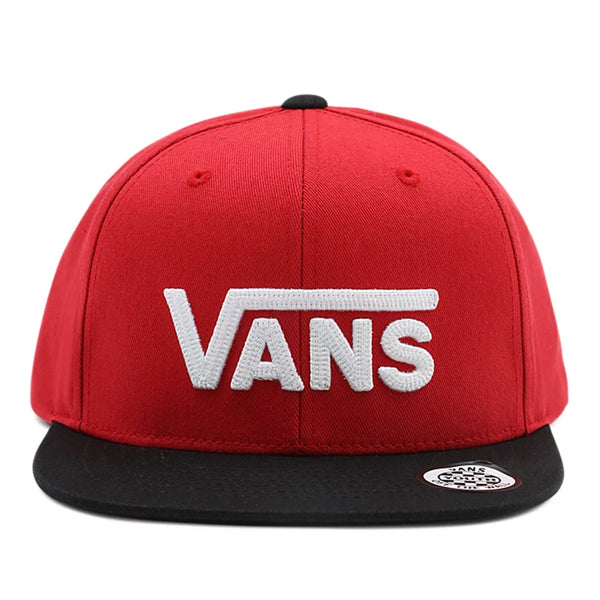 Bestel de Vans DROP V II SNAPBACK Kids Cap Zwart Rood veilig, gemakkelijk en snel bij Revert 95. Check onze website voor de gehele Vans collectie.	