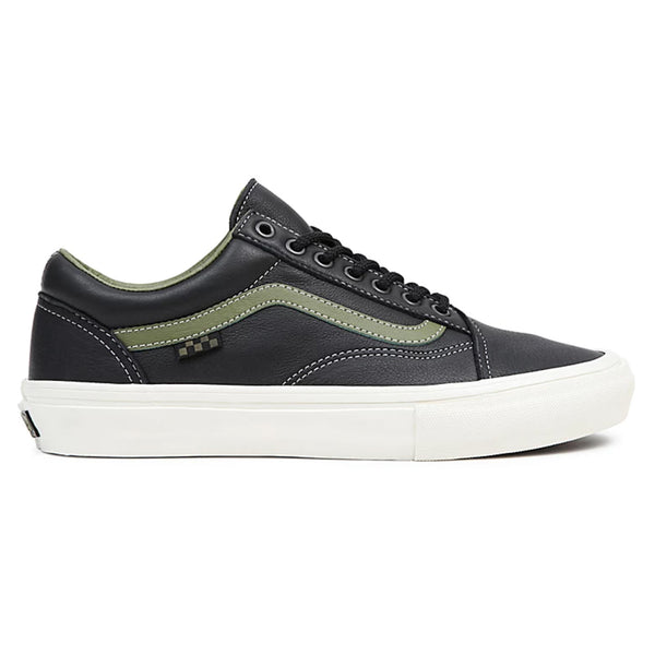 Bestel de Vans SKATE OLD SKOOL SHOES Butter Leather Black Green veilig, gemakkelijk en snel bij Revert 95. Check onze website voor de gehele Vans collectie.	