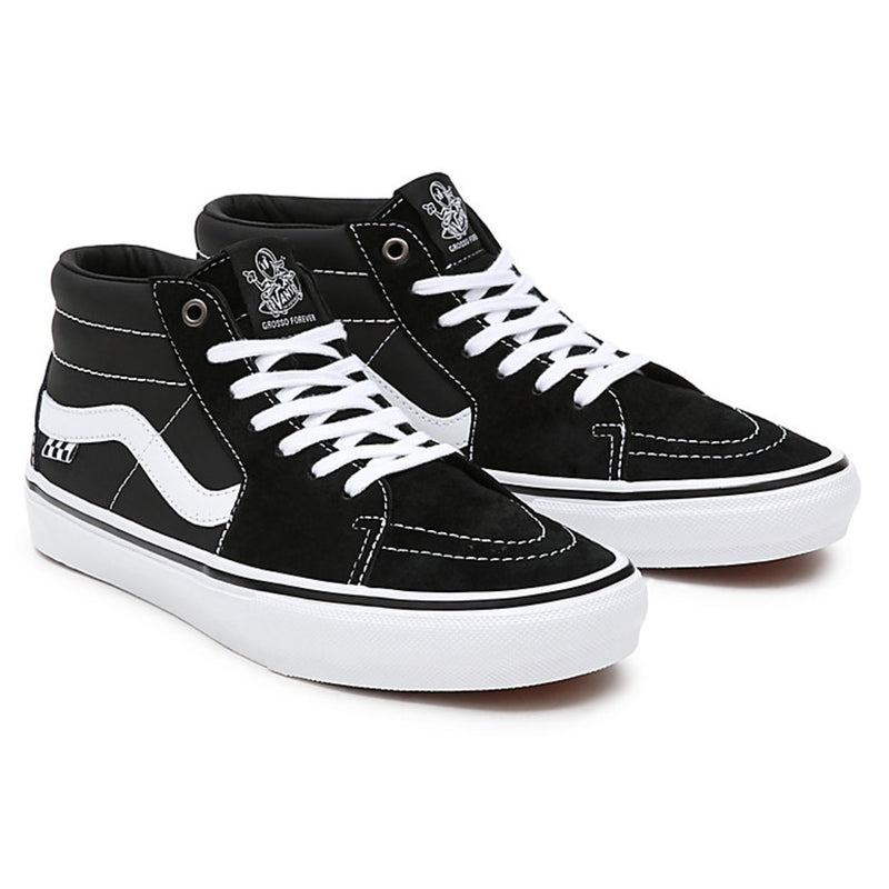 Bestel de Vans Skate Grosso Mid Black White veilig, gemakkelijk en snel bij Revert 95. Check onze website voor de gehele Vans collectie.	