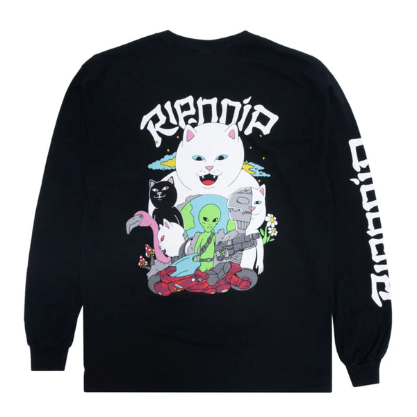 Bestel de Ripndip Runaway Longsleeve T-shirt veilig, gemakkelijk en snel bij Revert 95. Check onze website voor de gehele Ripndip collectie, of kom gezellig langs bij onze winkel in Haarlem.