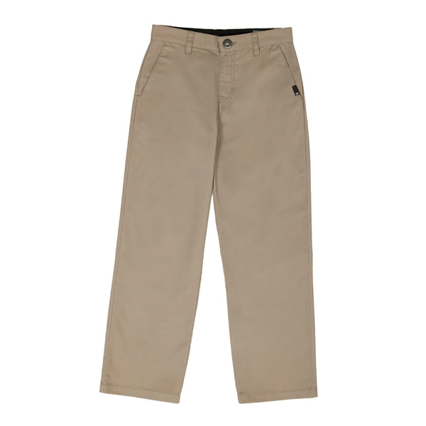 Bestel de Volcom Kids LOOSE TRUCK CHINO PANT Khaki veilig, gemakkelijk en snel bij Revert 95. Check onze website voor de gehele Volcom collectie, of kom gezellig langs bij onze winkel in Haarlem.	