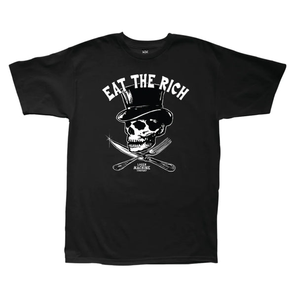 Bestel de Loser Machine Company EAT THE RICH veilig, gemakkelijk en snel bij Revert 95. Check onze website voor de gehele Loser Machine Company collectie, of kom gezellig langs bij onze winkel in Haarlem.