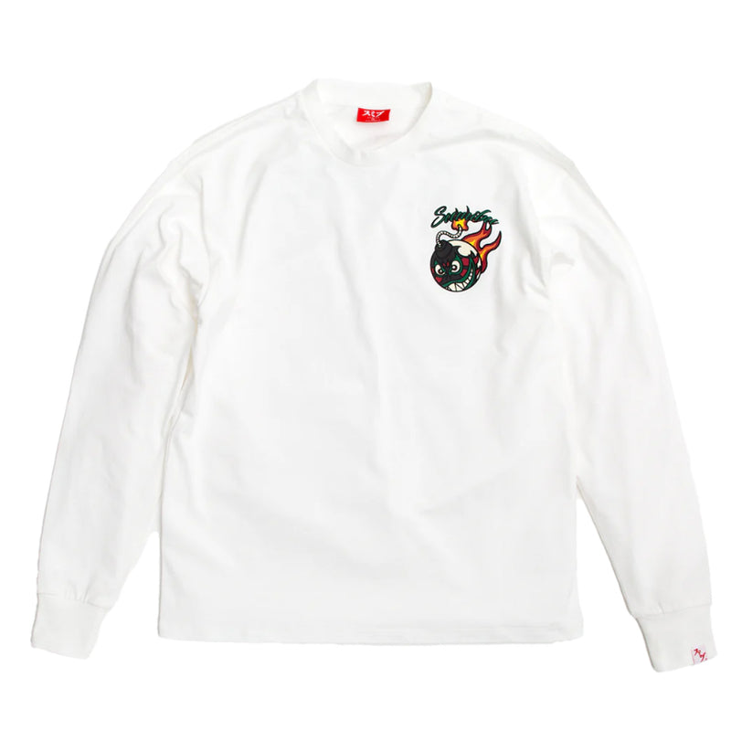 Bestel de Sumibu White Kabuki Bomb Longsleeve veilig, gemakkelijk en snel bij Revert 95. Check onze website voor de gehele Sumibu collectie, of kom gezellig langs bij onze winkel in Haarlem.