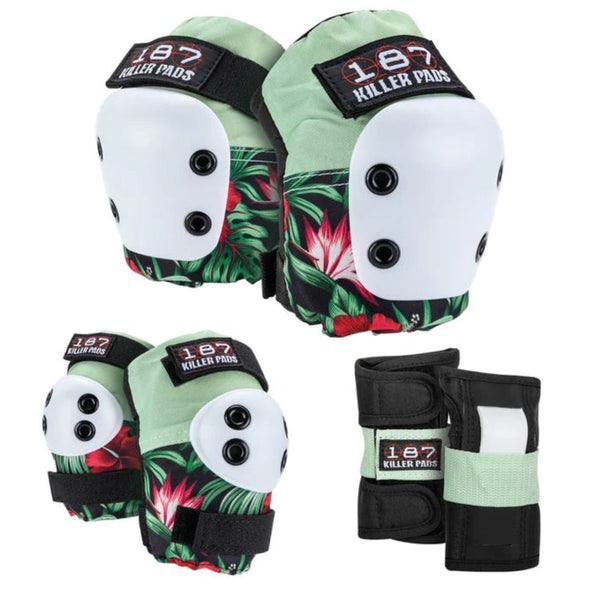 Jr. Six Pack Set Hibiscus Pink Green Black