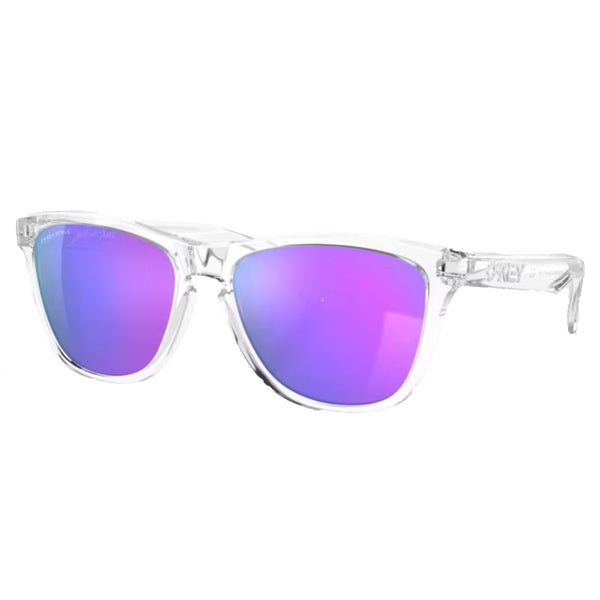 Bestel de Oakley FROGSKINS Polished Clear Prizm Violet veilig, gemakkelijk en snel bij Revert 95. Check onze website voor de gehele Oakley collectie, of kom gezellig langs bij onze winkel in Haarlem.	