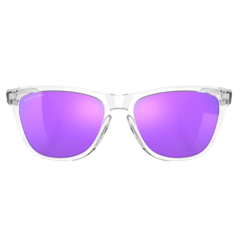 Bestel de Oakley FROGSKINS Polished Clear Prizm Violet veilig, gemakkelijk en snel bij Revert 95. Check onze website voor de gehele Oakley collectie, of kom gezellig langs bij onze winkel in Haarlem.	