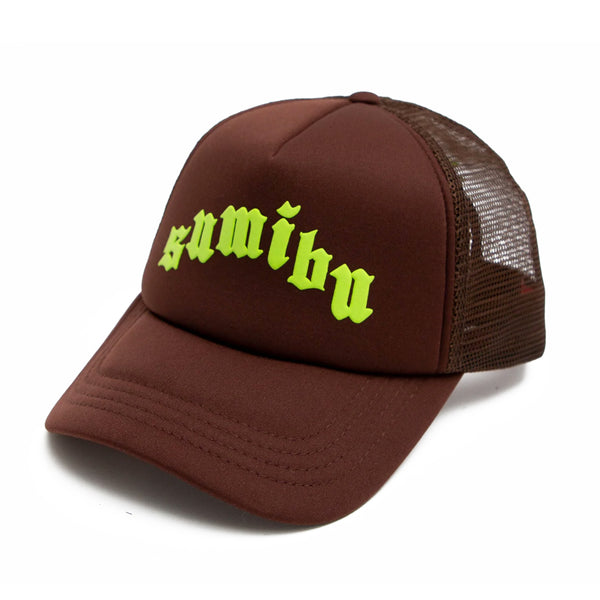 Bestel de Sumibu Brown - Neon Lime Ol' Sumibu Trucker Hat veilig, gemakkelijk en snel bij Revert 95. Check onze website voor de gehele Sumibu collectie, of kom gezellig langs bij onze winkel in Haarlem.	