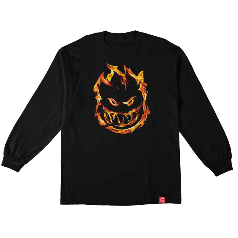 Spitfire 451 Longsleeve T-shirt zwart multi voorkant Revert95.com