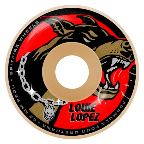 Spitfire Louie Lopez Unchained Formula Four Classic Wheels 99D 52mm Skateboard wielen