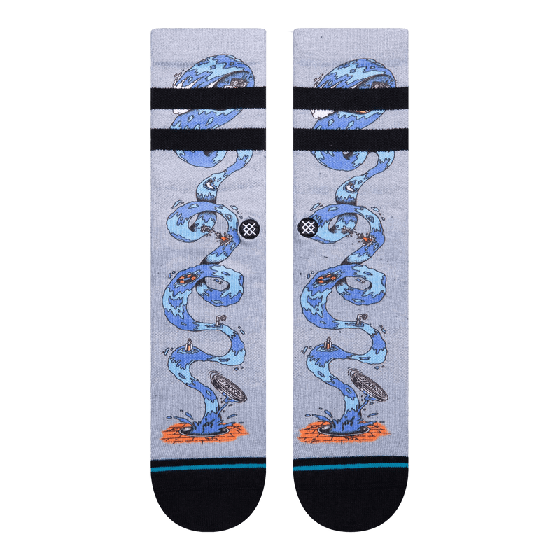 Stance PARTY WAVE CREW sokken voorkant plat