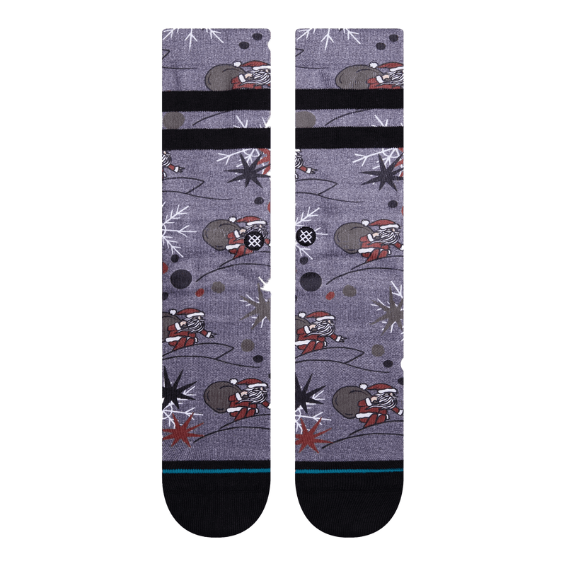 Stance SHREDDING SANTA CREW sokken voorkant plat