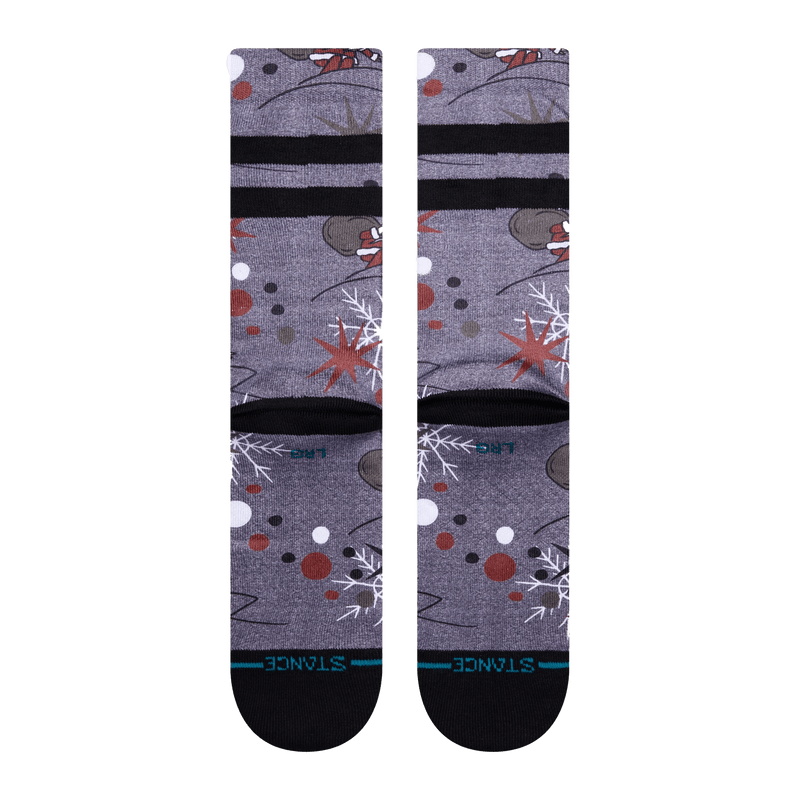 Stance SHREDDING SANTA CREW sokken achterkant plat