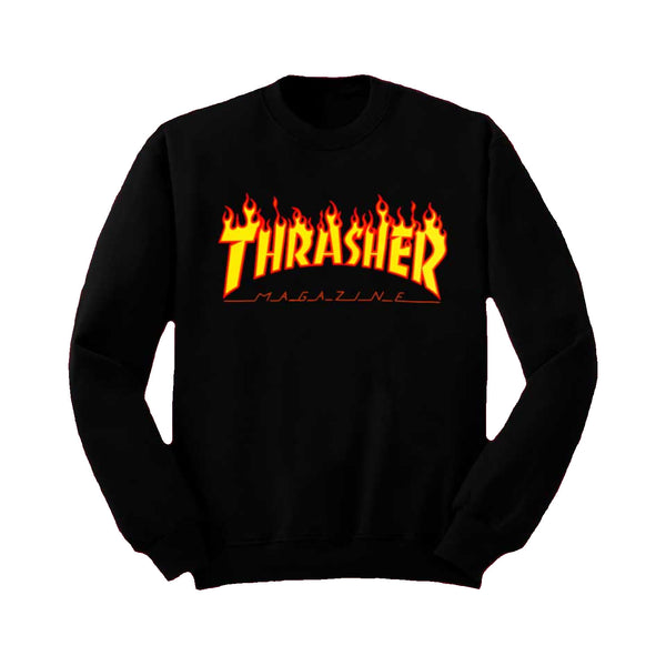 Thrasher Flame Crew Sweater