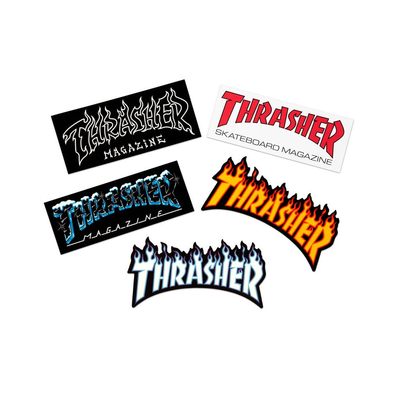 Bestel de Thrasher THRASHER STICKER 5 PACK 8 inch veilig, gemakkelijk en snel bij Revert 95. Check onze website voor de gehele Thrasher collectie.