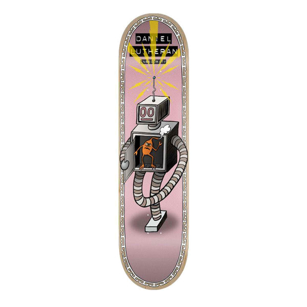 Toy Machine Daniel Lutheran Insecurity achterkant 8.25” skateboard deck Revert95.com