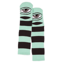 Toy machine SECT EYE BIG STRIPE SOCK mint blue sokken