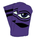 Toy Machine Sect eye sock 3 sokken paars