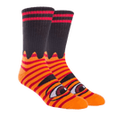 Toy Machine SECT EYE STRIPE SOCK oranje rood