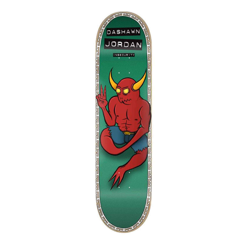 Toy Machine Dashawn Jordan Insecurity 8.5” achterkant skateboard deck Revert95.com