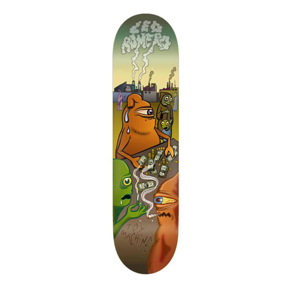 Toy Machine Leo Romero Money Grub 8.5” achterkant skateboard deck Revert95.com