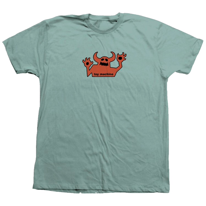 Toy Machine OG MONSTER 90'S TEE Sea Glass Revert95.com