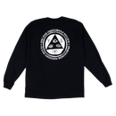 Welcome Latin Talisman Basic Longsleeve T-shirt Black/White achterkant