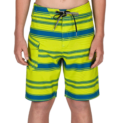 Boys Stone Mod Stripe Shorts