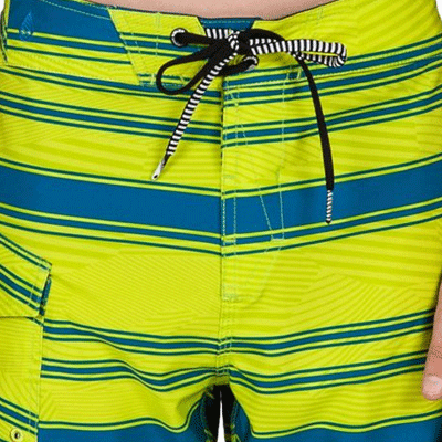 Boys Stone Mod Stripe Shorts