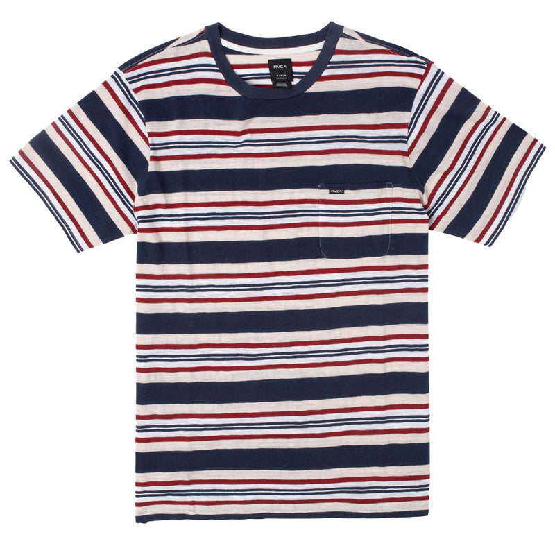 Bestel de RVCA BLUE BEAT STRIPE SHORT SLEEVE T-SHIRT snel, veilig en gemakkelijk bij Revert 95. Check onze website voor de gehele RVCA collectie.