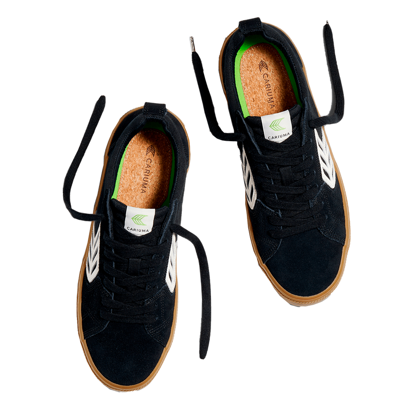 Cariuma Catiba black gum bovenkant skateschoenen