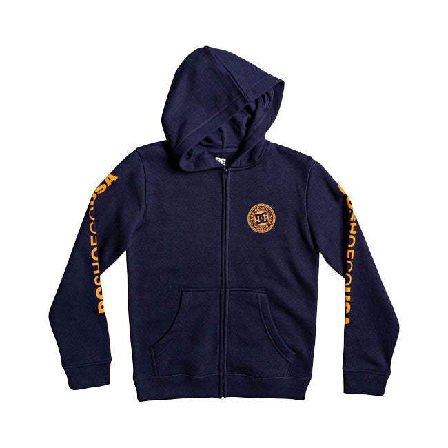 Circle Star Zip Hoodie Boys