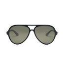 Electric Elsinore zwart zonnebril voorkant Revert95.com