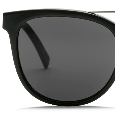 Electric Bengal Wire zwart gepolariseerd zonnebril voorkant close-up Revert95.com