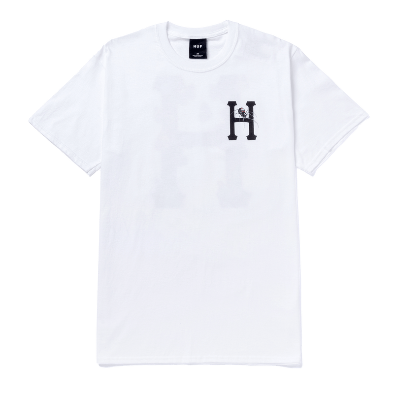 HUF PREY CLASSIC H T-SHIRT wit voorkant product