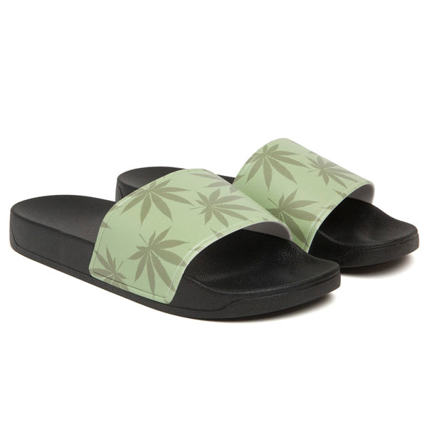 HUF 420 Plantlife Slides groen vooraanzicht