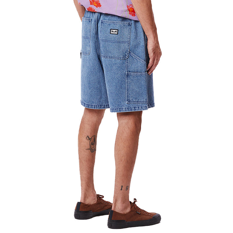 Bestel de Obey Easy denim carpenter short snel, veilig en gemakkelijk bij Revert 95. Check onze website voor de gehele Obey collectie.