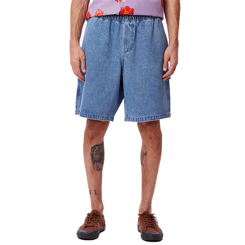 Bestel de Obey Easy denim carpenter short snel, veilig en gemakkelijk bij Revert 95. Check onze website voor de gehele Obey collectie.