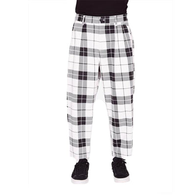 Fubar Pleated Plaid Pant